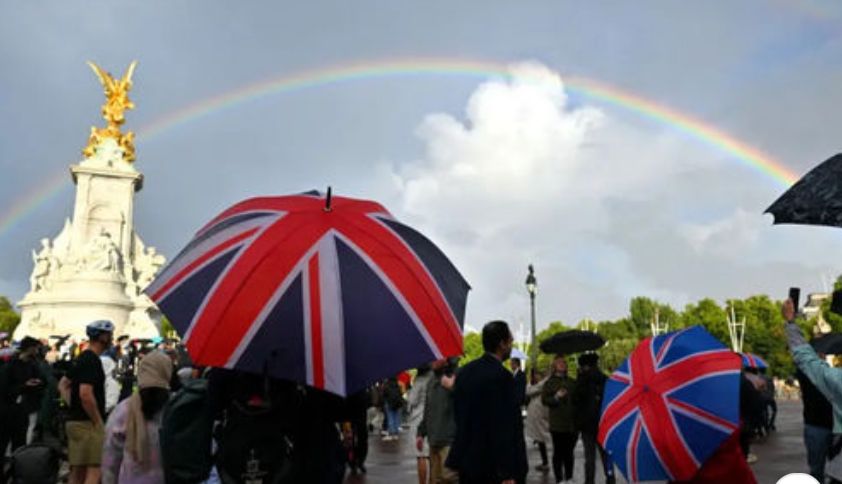 DOUBLE RAINBOW AS QUEEN GRADUATES to HEAVEN