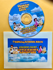 Kingdom Chums LITTLE DAVID'S ADVENTURE DVD - FREE SHIPPING in USA