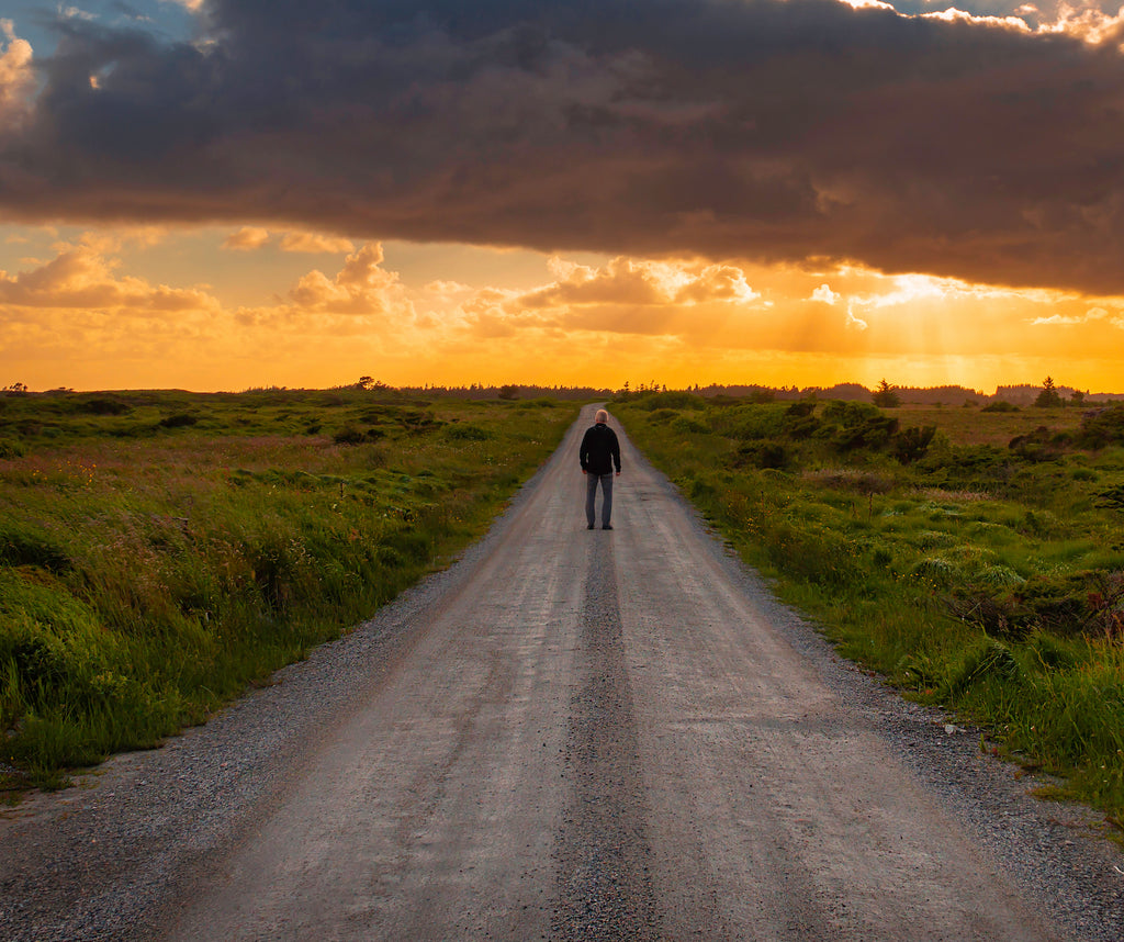 A MAN on LONELY ROAD ...an ANGEL?