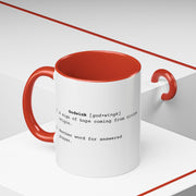 Godwink 'Dictionary' Accent Coffee Mug — Inspirational Ceramic Mug