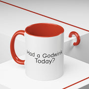 Godwinks Logo Mug "Had a Godwink Today?"