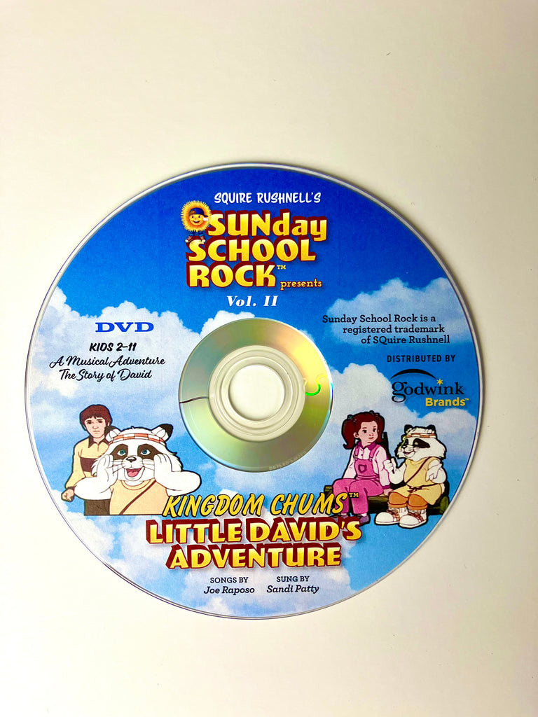 Kingdom Chums LITTLE DAVID'S ADVENTURE DVD - FREE SHIPPING in USA